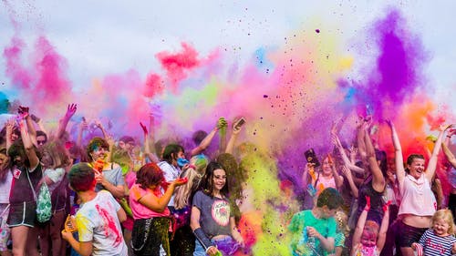 First-time Holi experience
